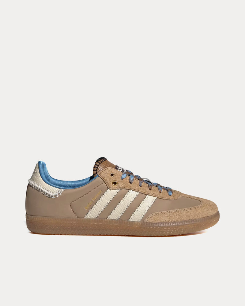 Adidas x Wales Bonner Samba Blue / Wonder White / Ash Blue Low Top Sneakers - 1