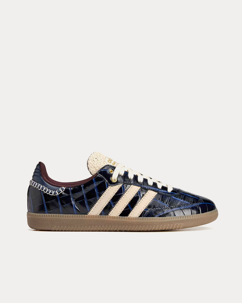 Adidas x Wales Bonner Samba Collegiate Navy / Wonder White / Night Red Low Top Sneakers - 1