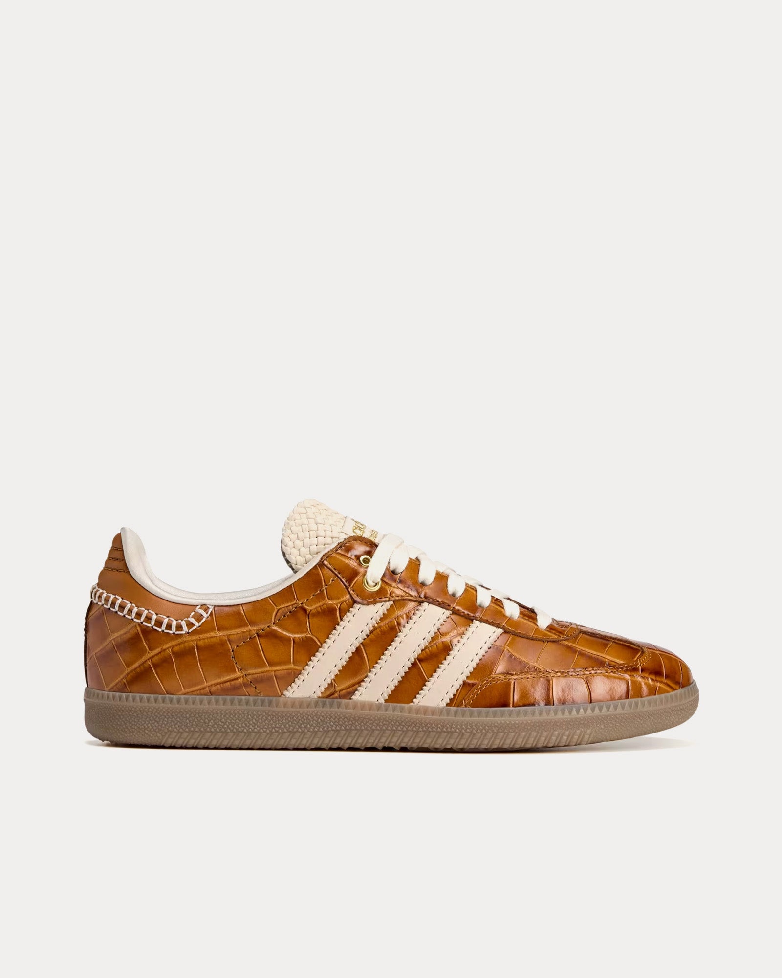 Adidas x Wales Bonner Samba Supplier Colour / Wonder White / Night Brown Low Top Sneakers - 1