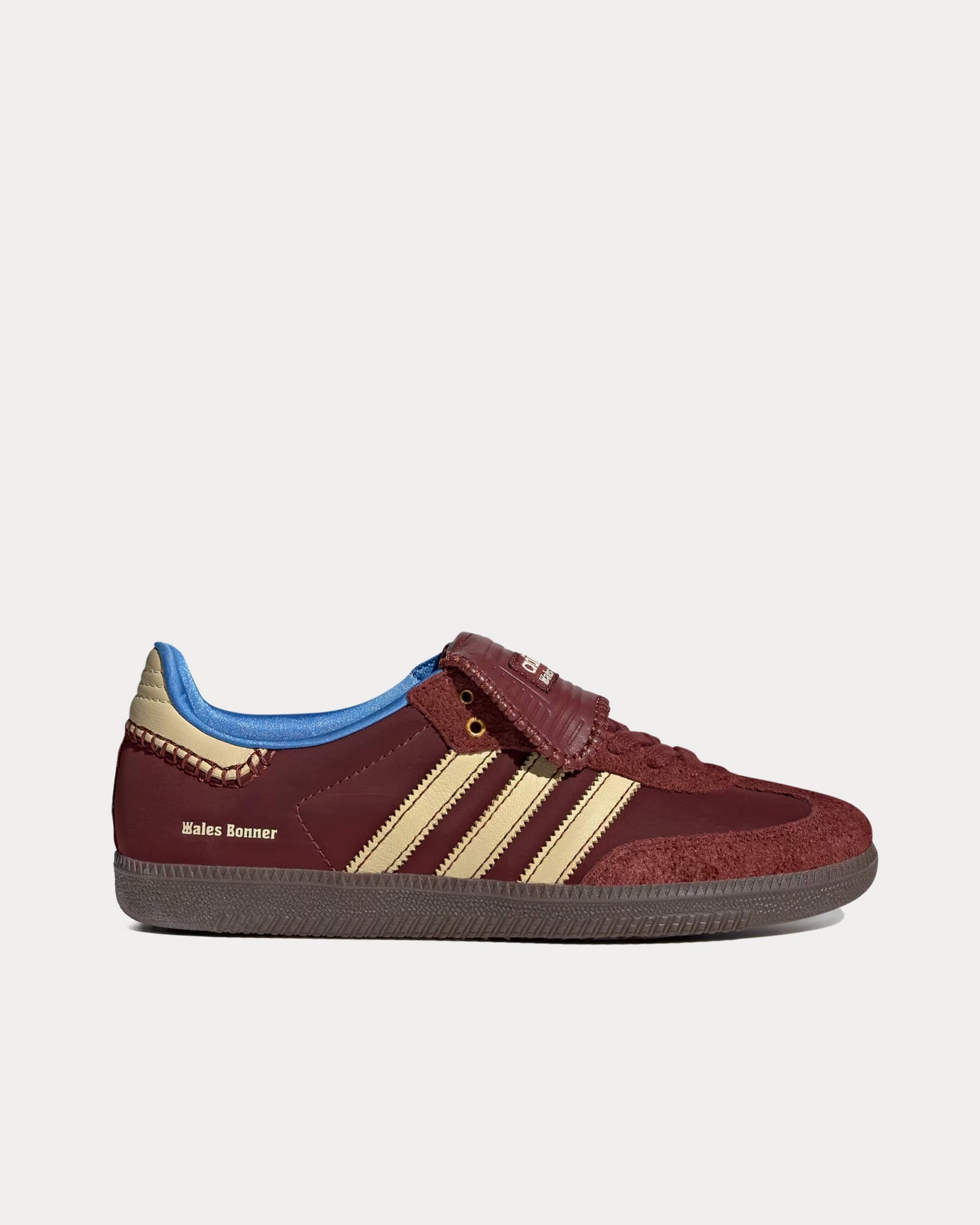 Adidas x Wales Bonner Samba Nylon Fox Brown / Sandy Beige / Lucky Blue Low Top Sneakers - 1