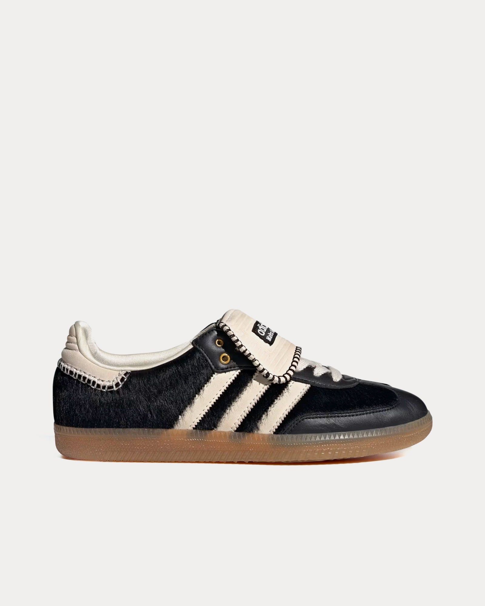 Adidas x Wales Bonner Samba Pony Tonal Core Black / Cream White / Cream White Low Top Sneakers - 1