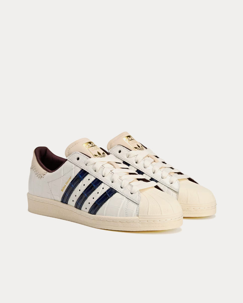 Adidas x Wales Bonner Superstar Wonder White / Collegiate Navy / Night Red Low Top Sneakers - 3