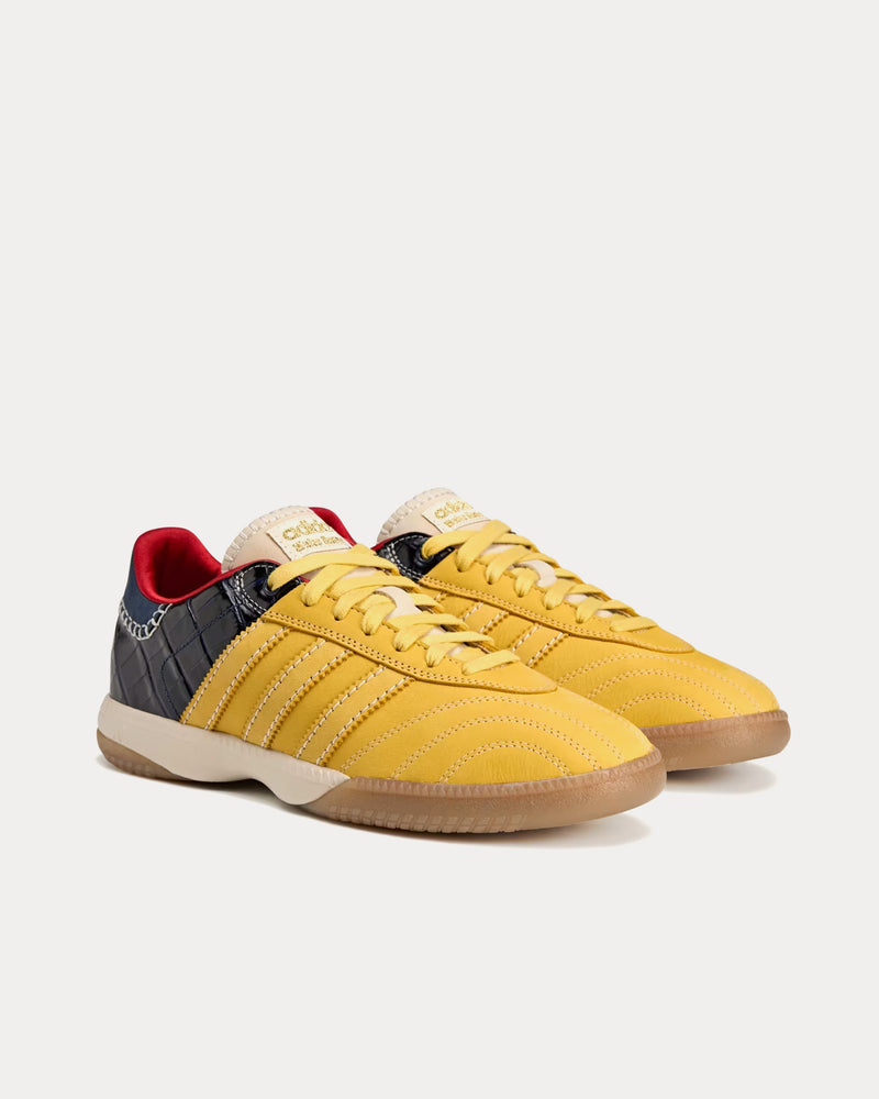 Adidas x Wales Bonner MN Samba St Fade Gold / St Fade Gold / Collegiate Navy Low Top Sneakers - 3