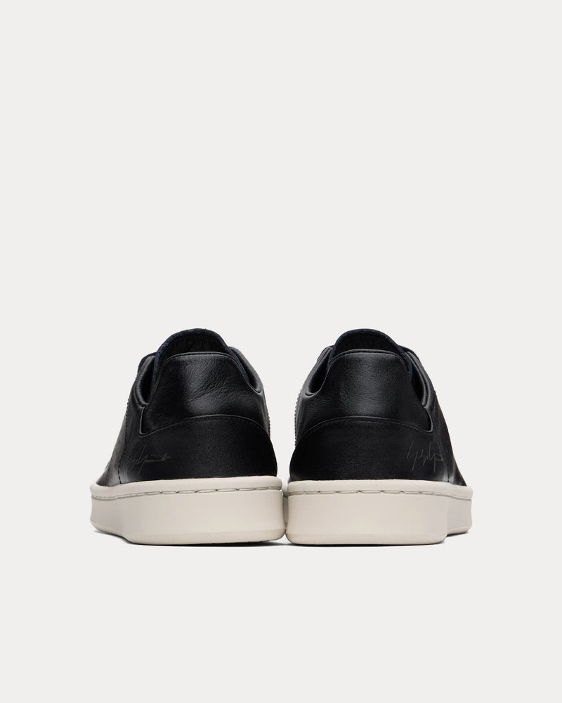 Y-3 Stan Smith Leather Talc / Talc / Black Low Top Sneakers - 3