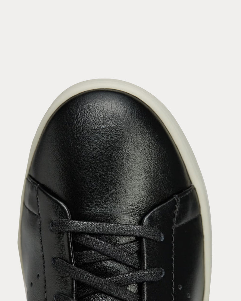 Y-3 Stan Smith Leather Talc / Talc / Black Low Top Sneakers - 4