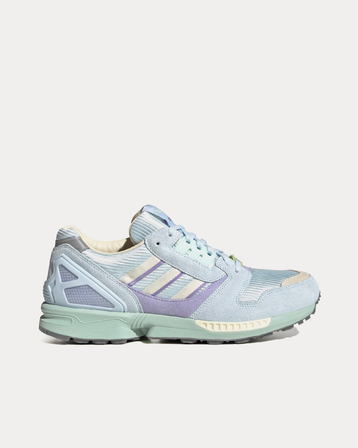 Adidas ZX 8000 Sky Tint / Cream White / Clear Grey Low Top Sneakers - 1