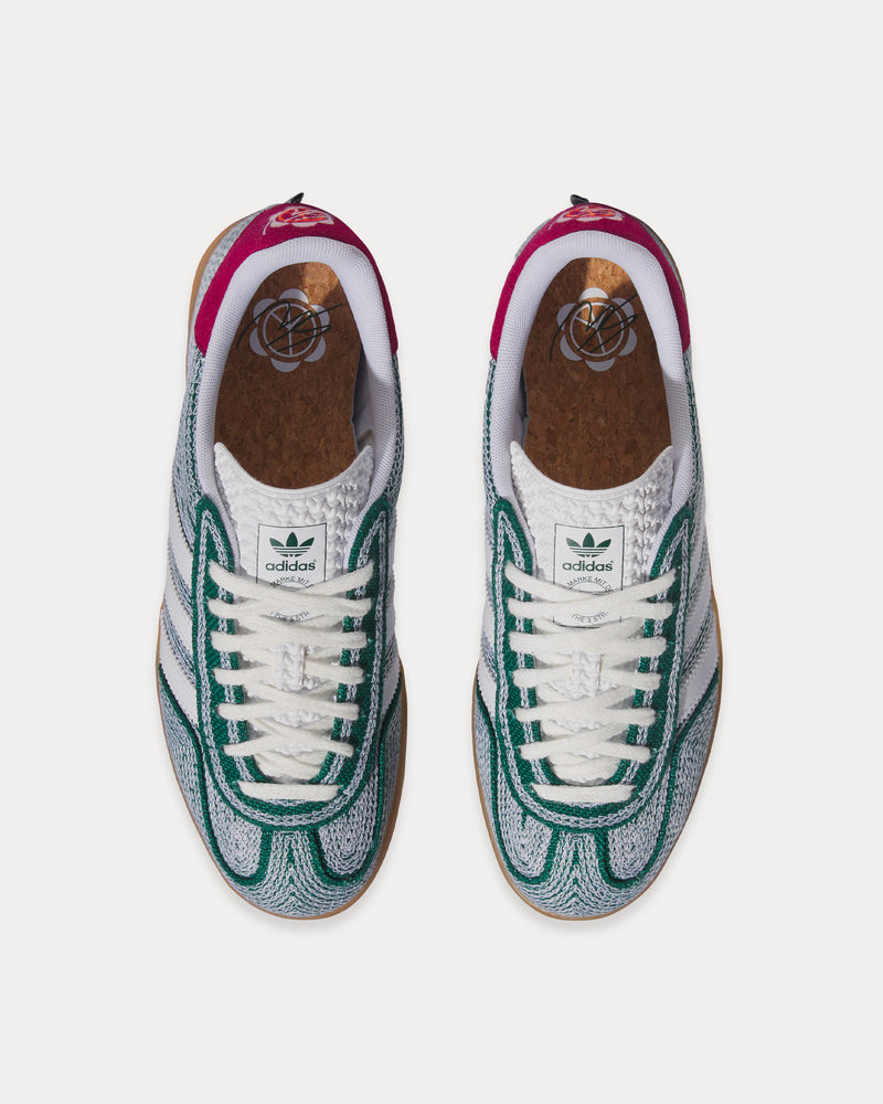 Adidas x Sean Wotherspoon Gazelle Indoor Collegiate Green / Cloud White / Gum Low Top Sneakers - 2