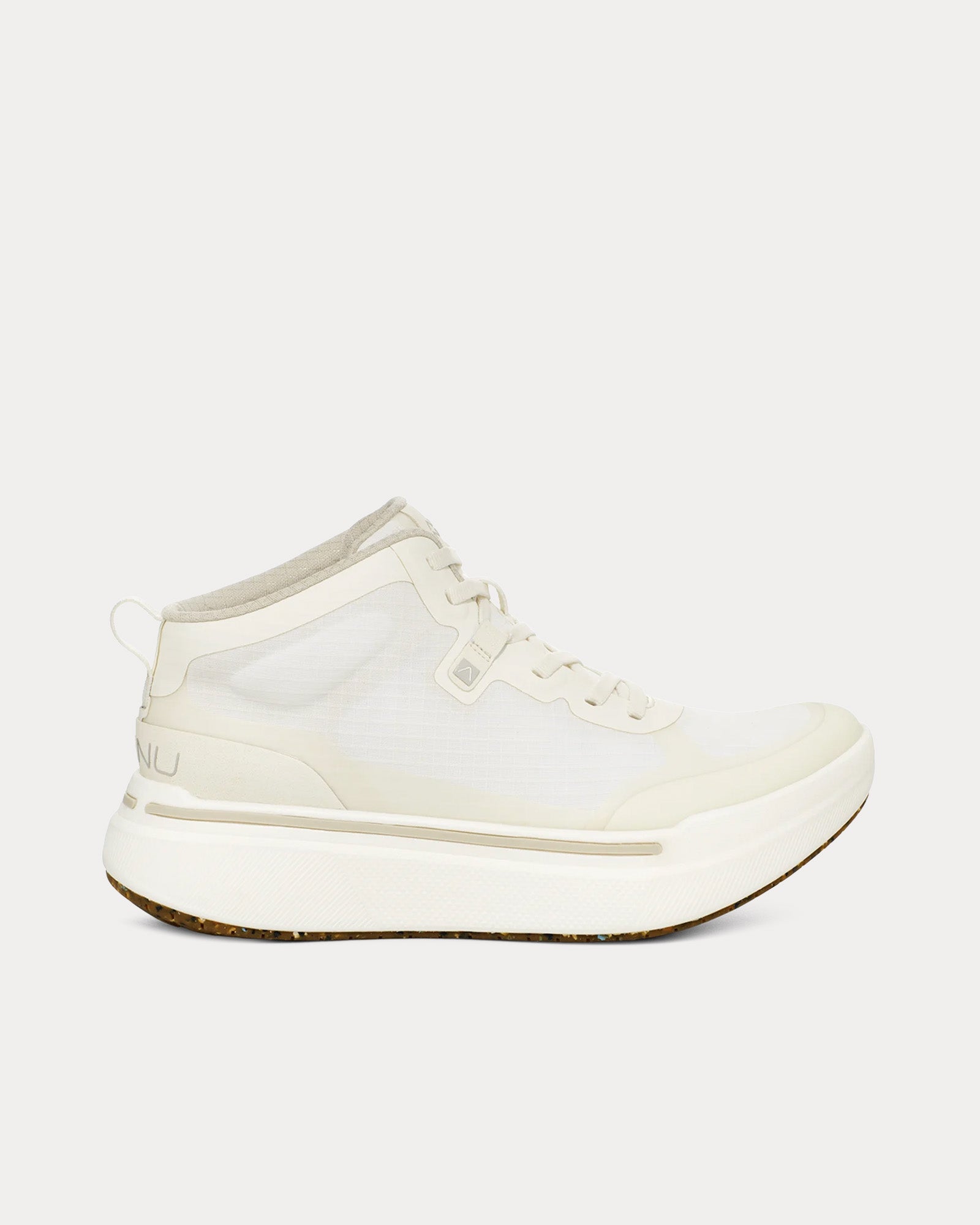 Ahnu Sequence 1 Mid White / White Mid Top Sneakers - 1