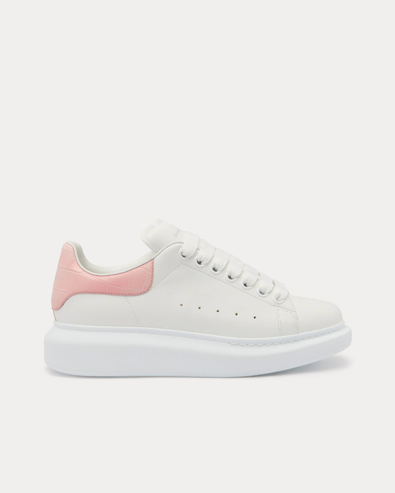 Alexander McQueen Oversized with Croc Heel White / Clay Low Top Sneakers - 1