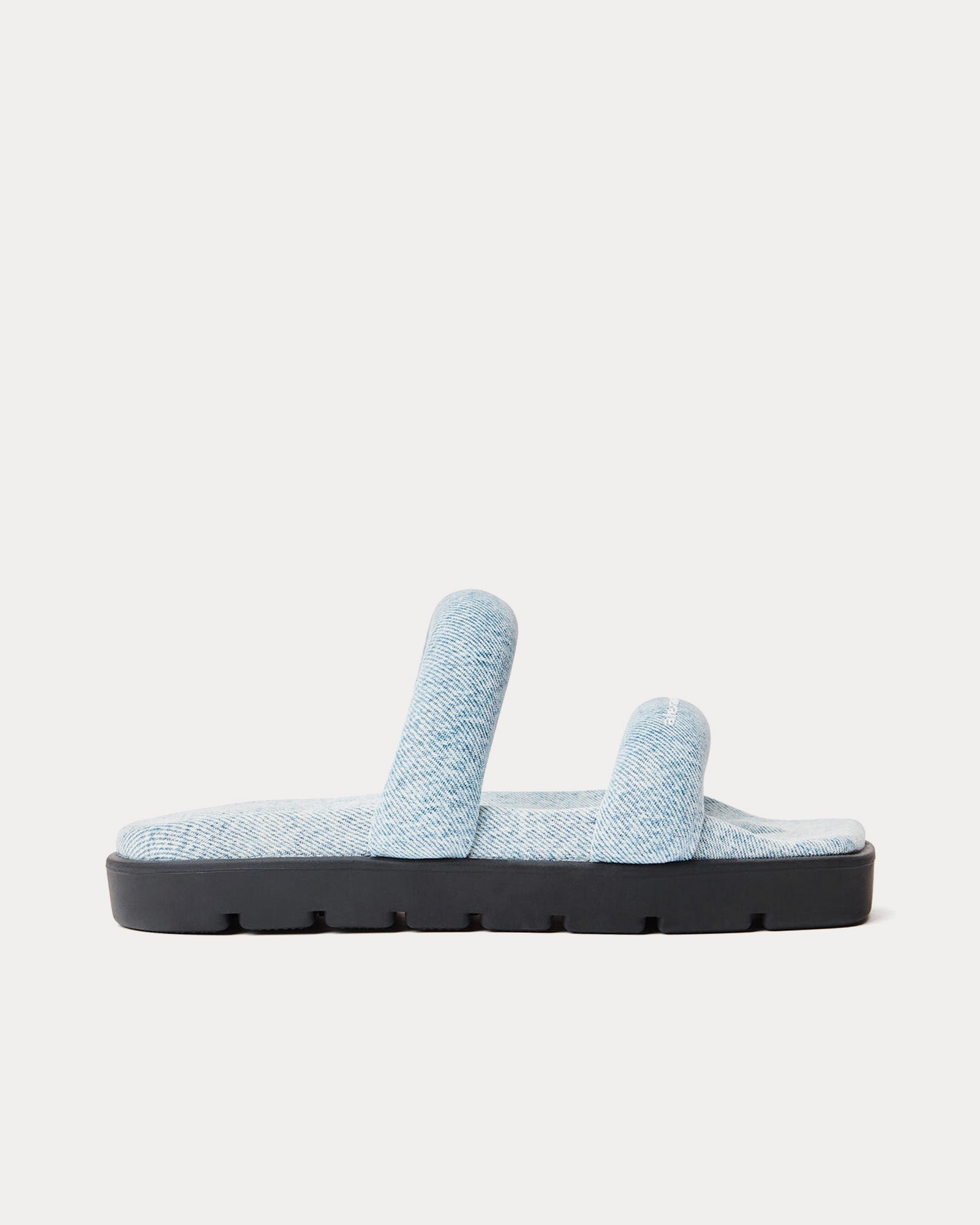 Alexander Wang Jay Flatform Denim Sandals - 1