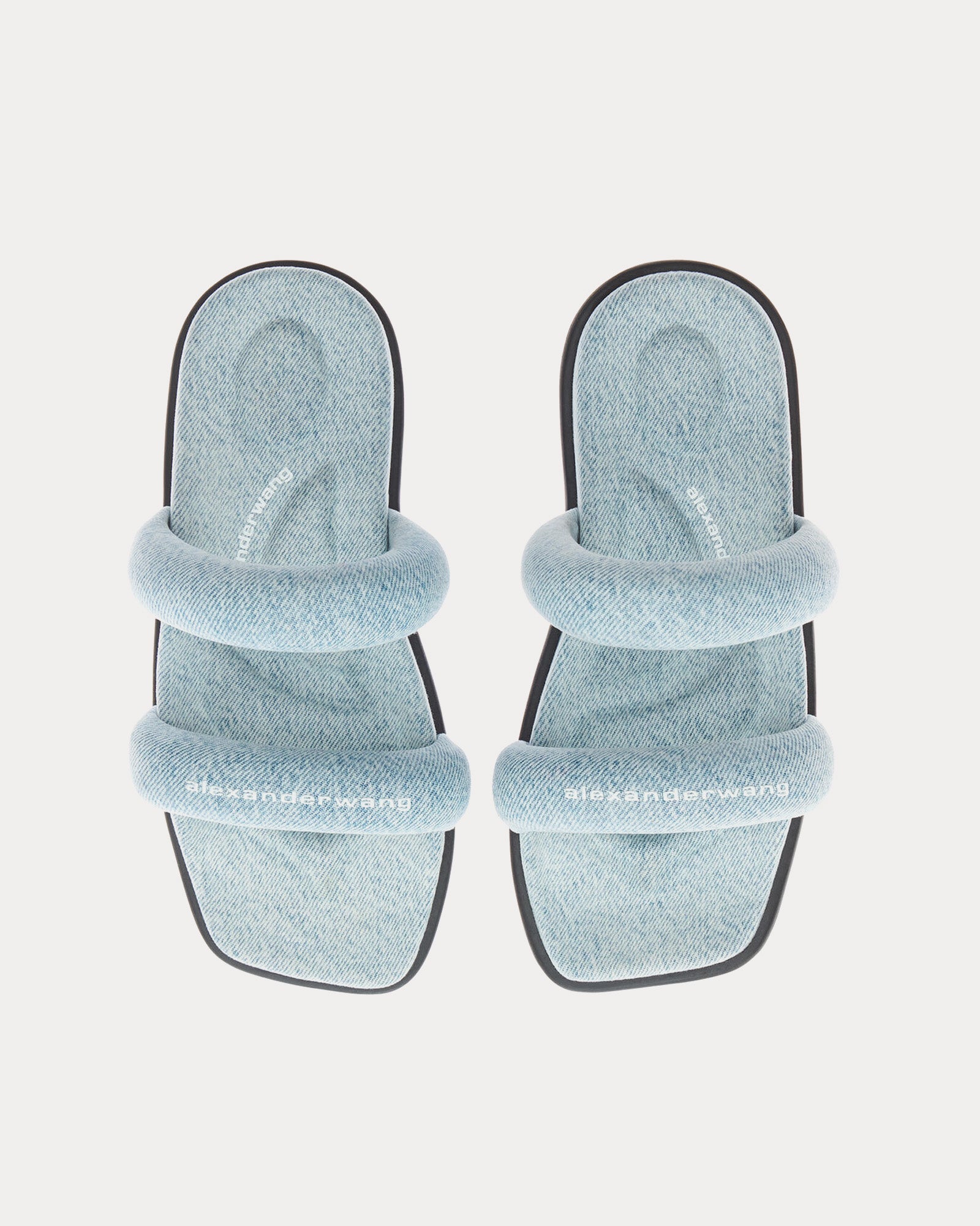 Alexander Wang Jay Flatform Denim Sandals - 2