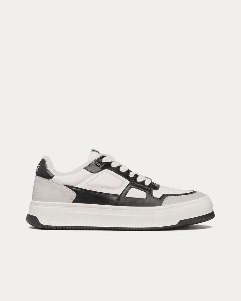 Ami Paris Arcade Leather White / Black Low Top Sneakers - 1