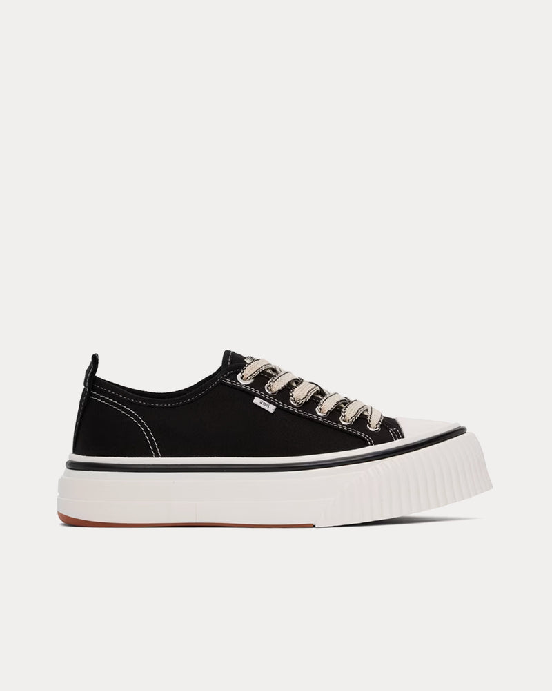 Ami Paris 1980 Canvas Black / White Low Top Sneakers - 1