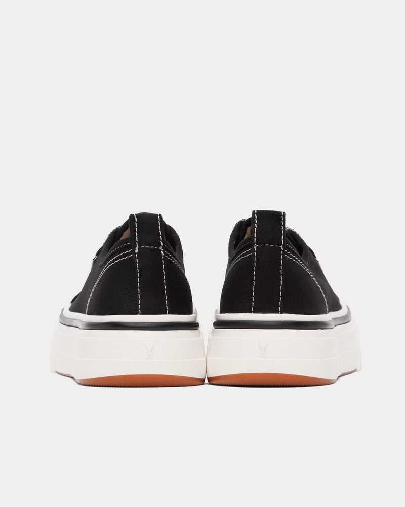 Ami Paris 1980 Canvas Black / White Low Top Sneakers - 3