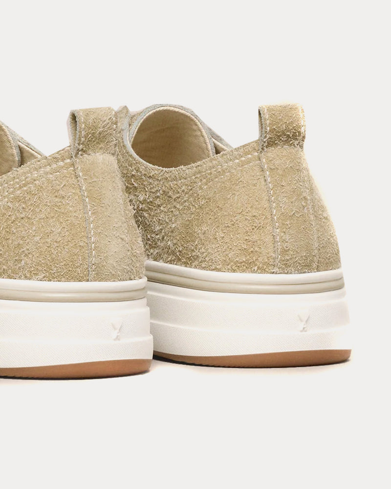 Ami Paris SN1980 Brushed Suede Sand Low Top Sneakers - 3