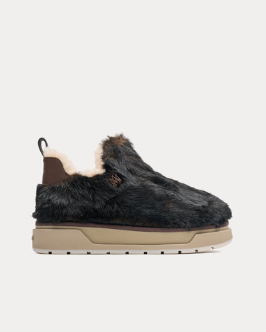 AMIRI Malibu Faux Fur Black Boots