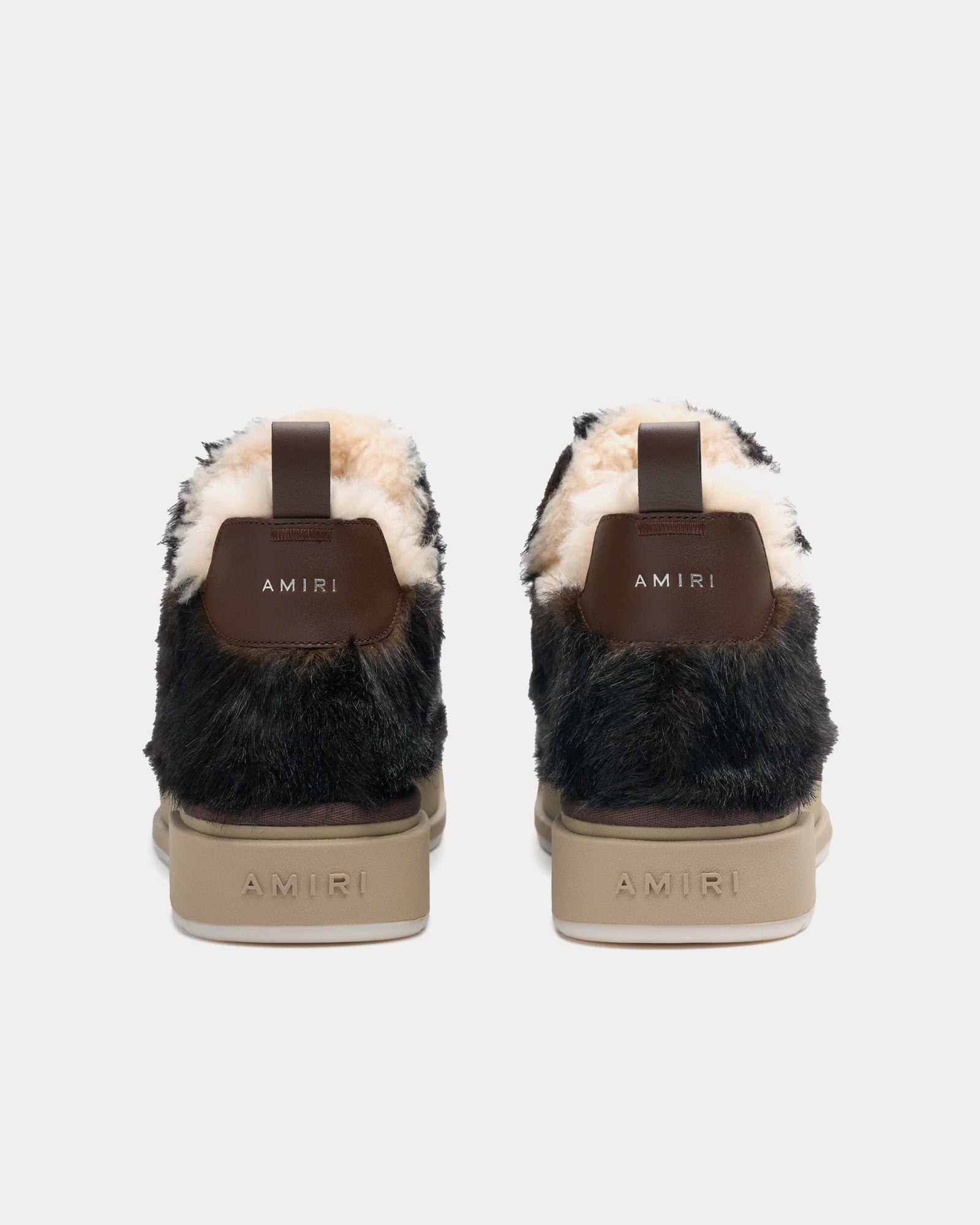 AMIRI Malibu Faux Fur Black Boots - 3