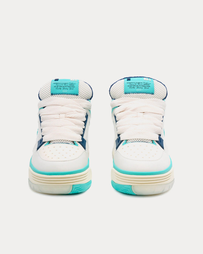 AMIRI Skel Top Low Powder Blue / White Low Top Sneakers - Sneak in Peace