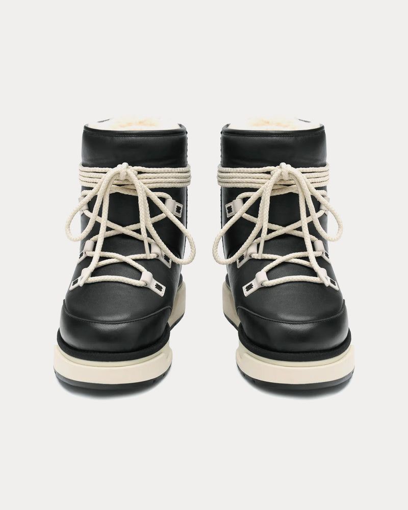 AMIRI Malibu Hi Leather Black Boots - 2