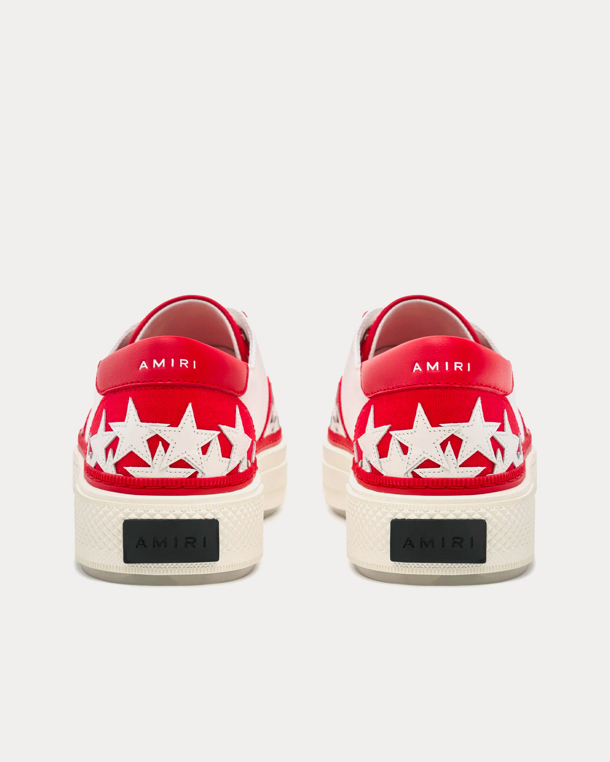 AMIRI Court White / Red Low Top Sneakers - 3