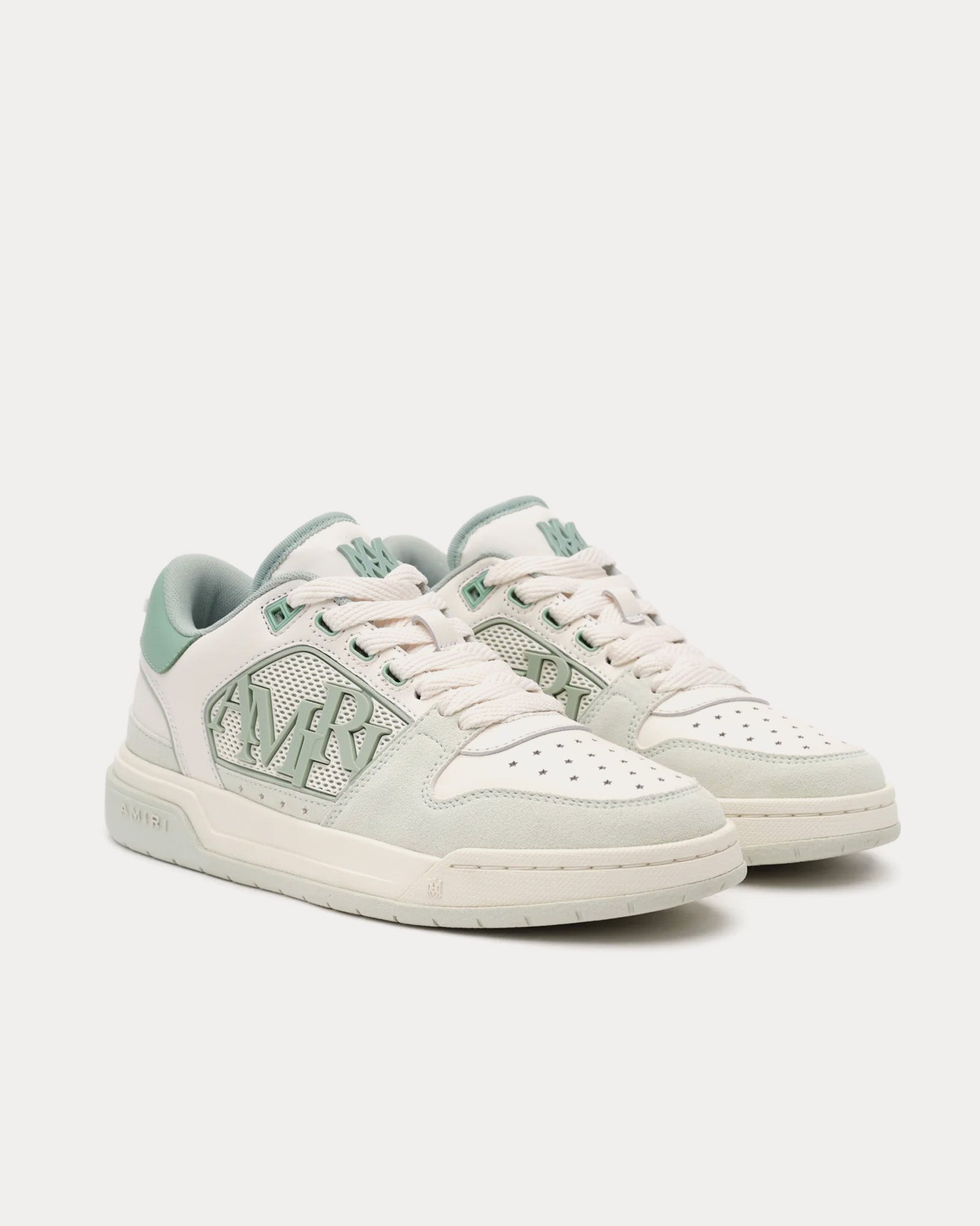 AMIRI Classic Frosty Green Low Top Sneakers - 2