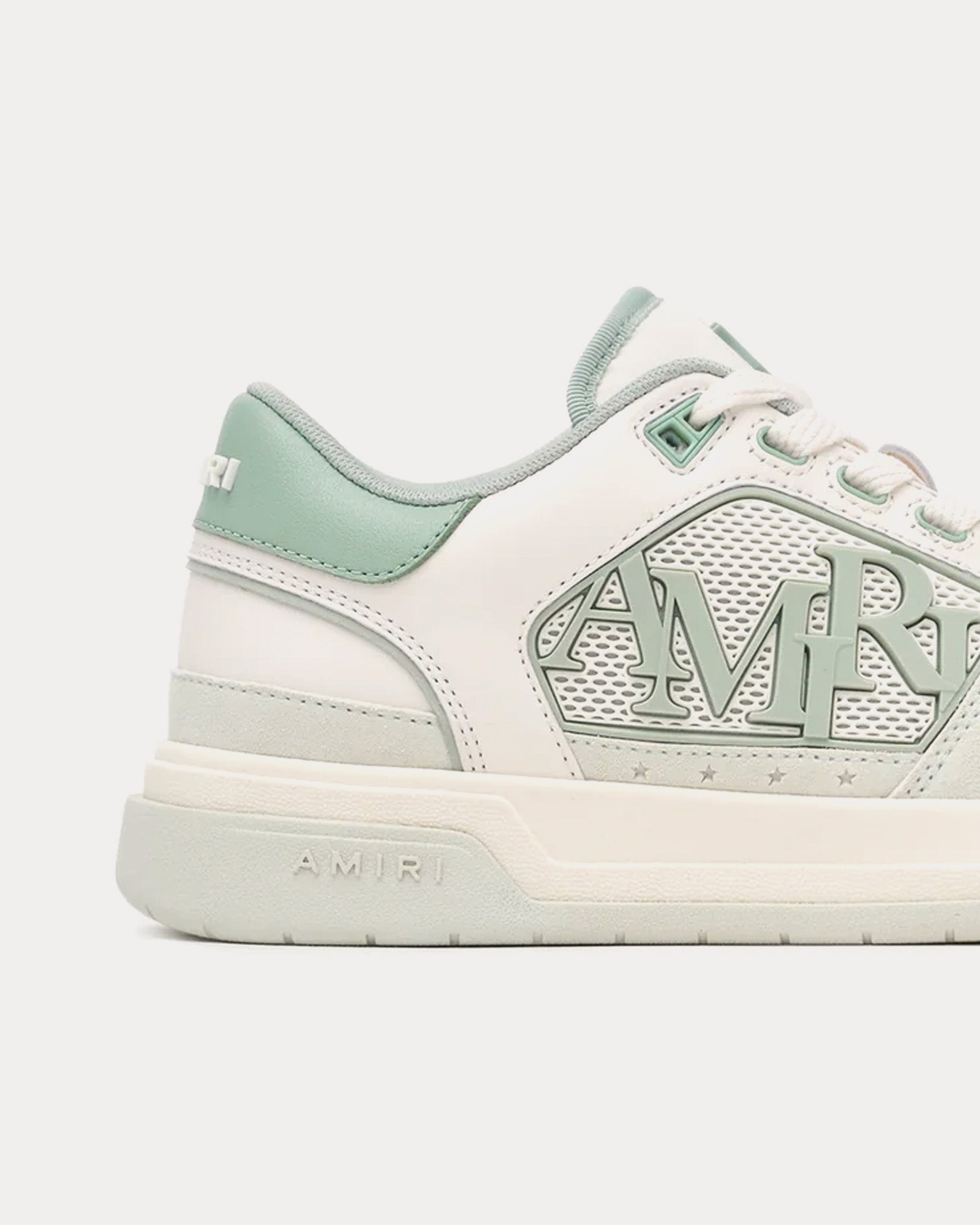 AMIRI Classic Frosty Green Low Top Sneakers - 4