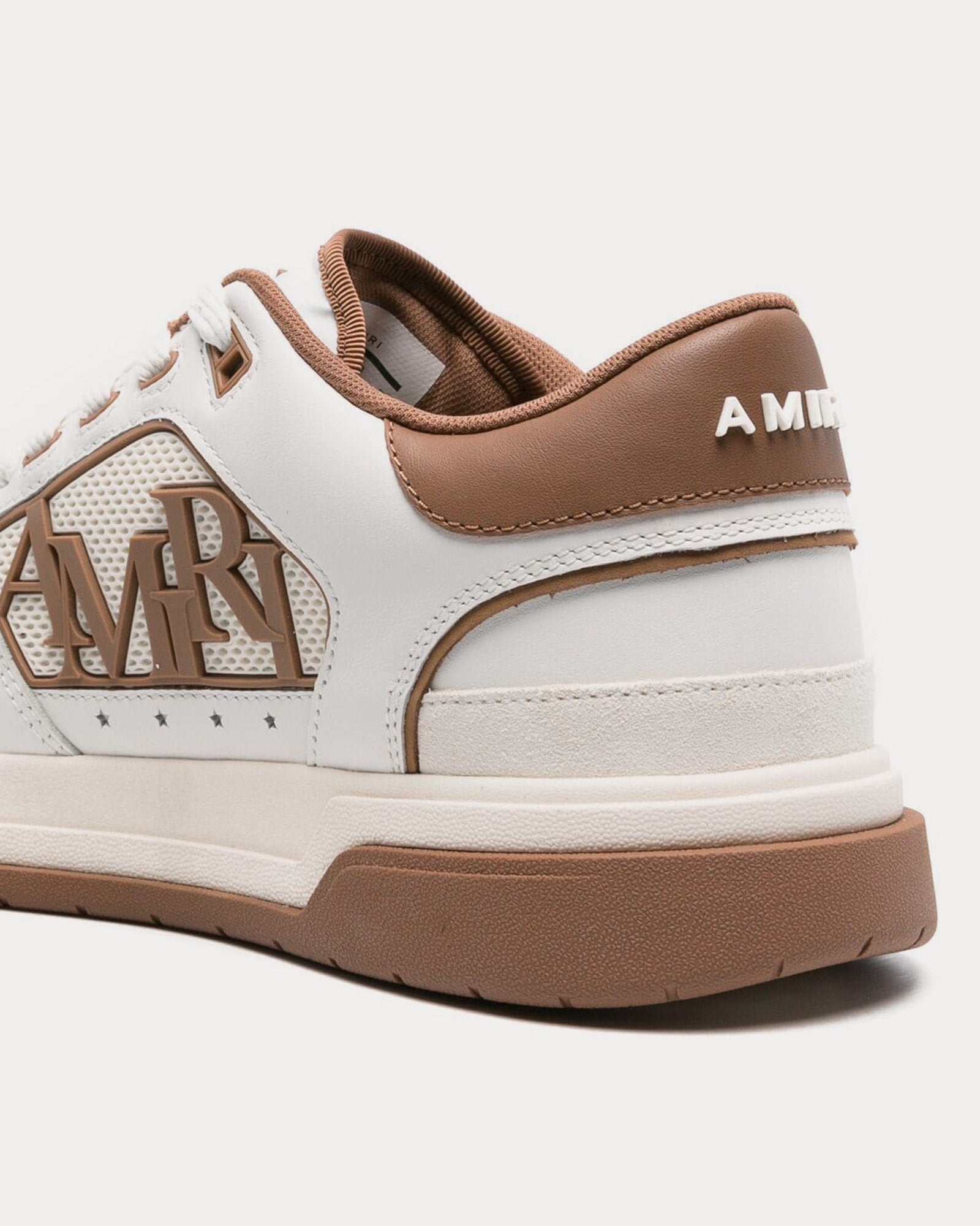 AMIRI Classic White / Brown Low Top Sneakers - 3