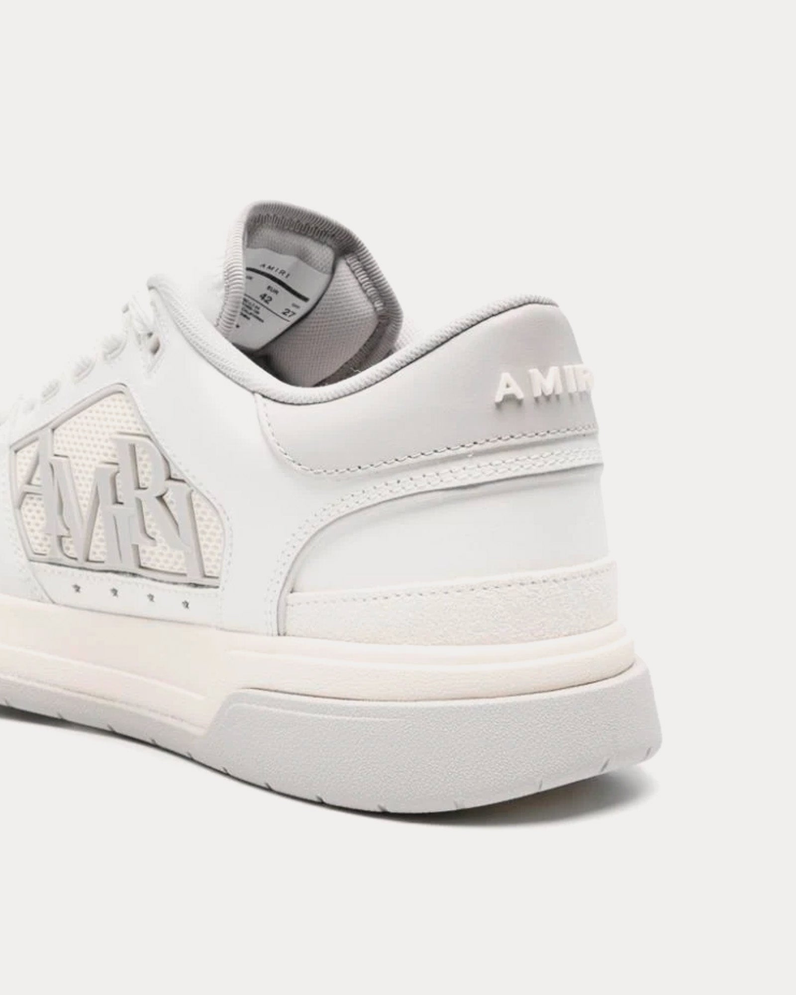 AMIRI Classic White / Grey Low Top Sneakers - 3