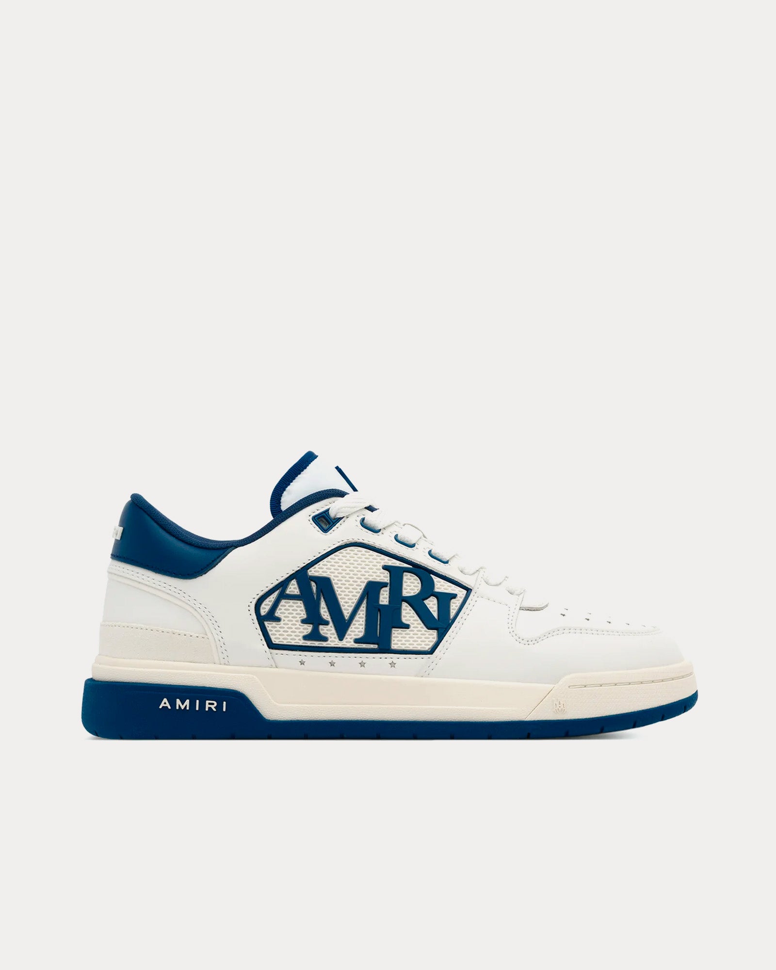 AMIRI Classic White / Navy Low Top Sneakers - 1