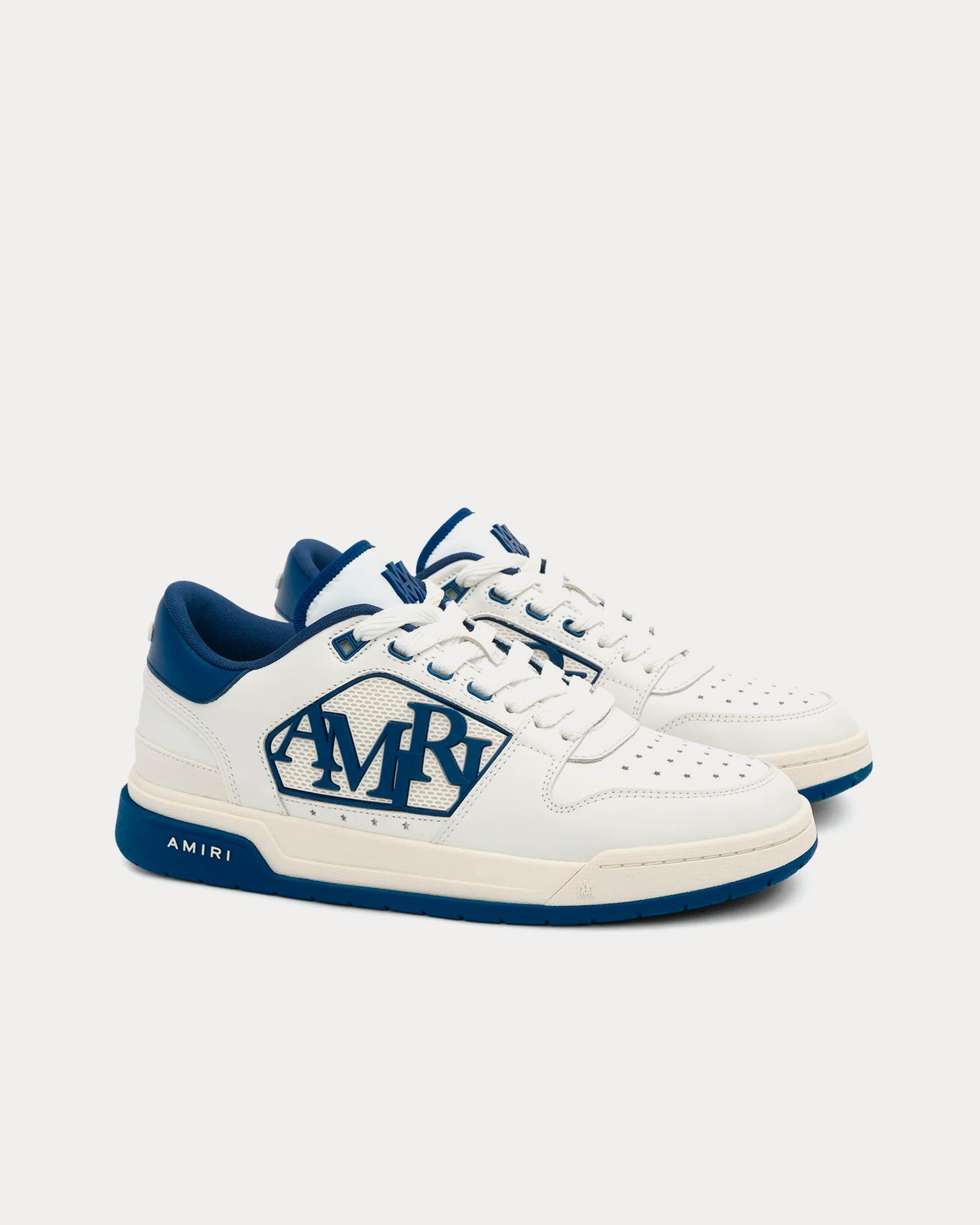 AMIRI Classic White / Navy Low Top Sneakers - 2