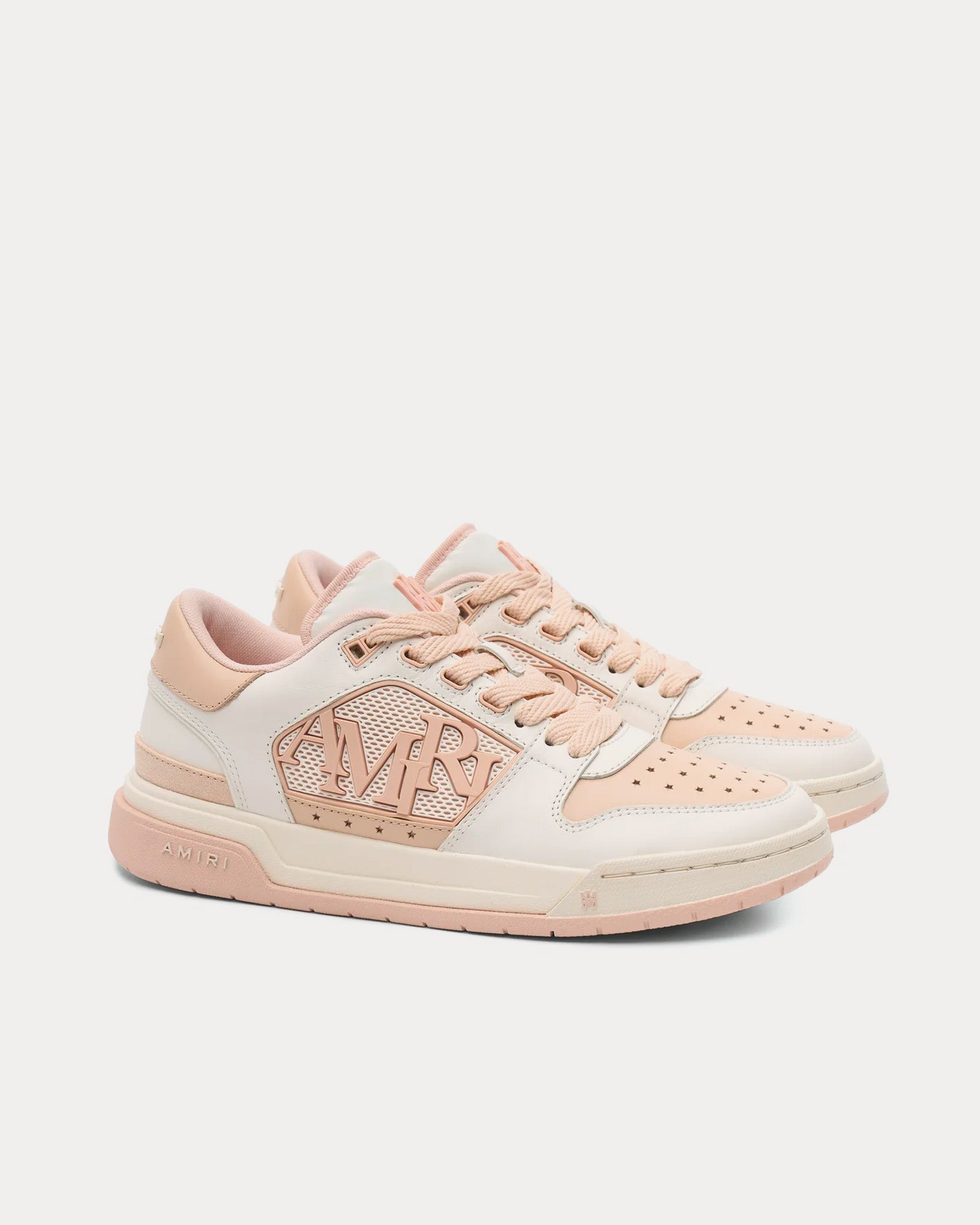 AMIRI Classic White / Pink Low Top Sneakers - 2