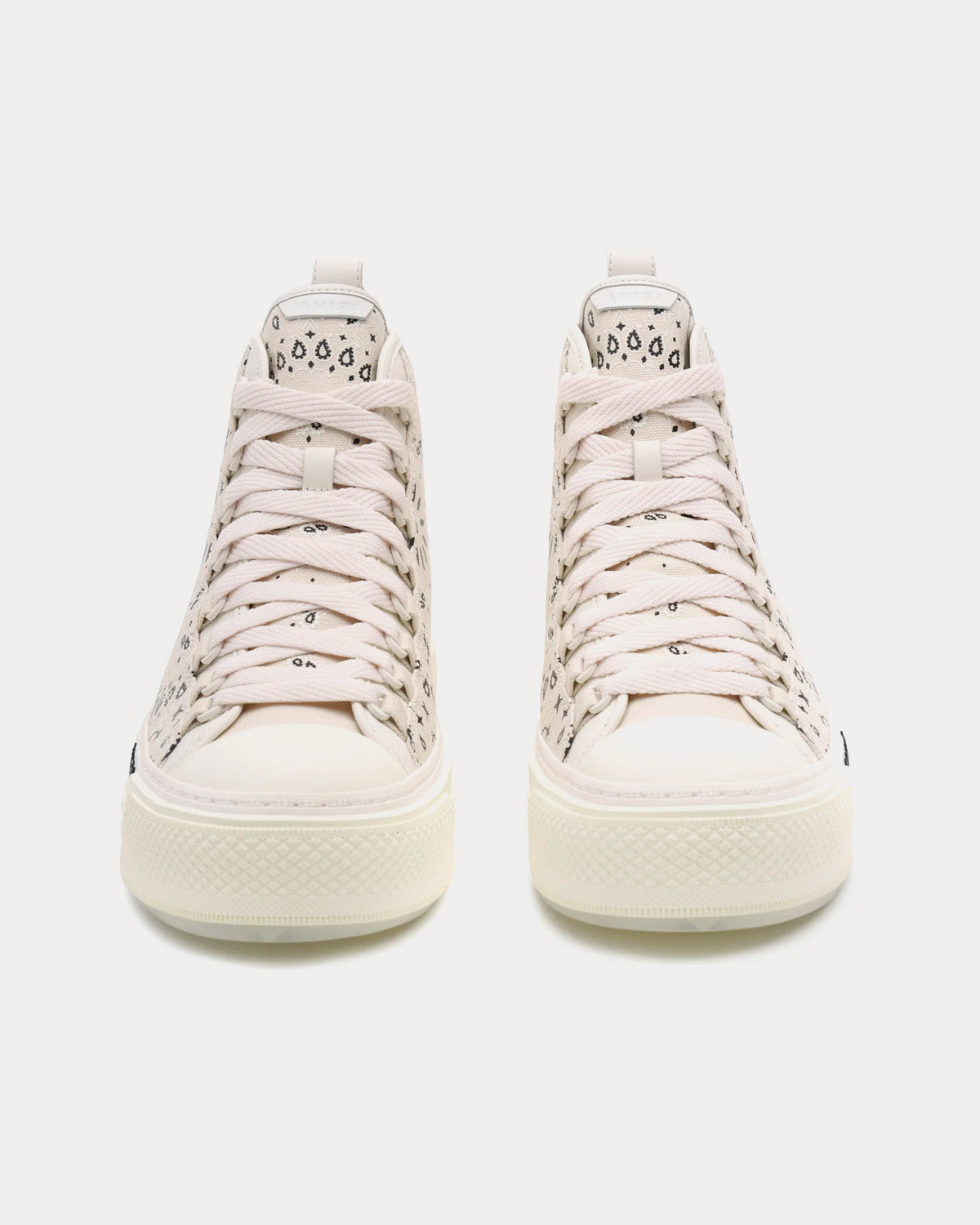 AMIRI Court Bandana Alabaster High Top Sneakers - 2