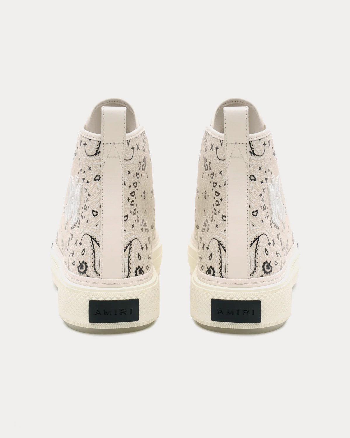 AMIRI Court Bandana Alabaster High Top Sneakers - 3