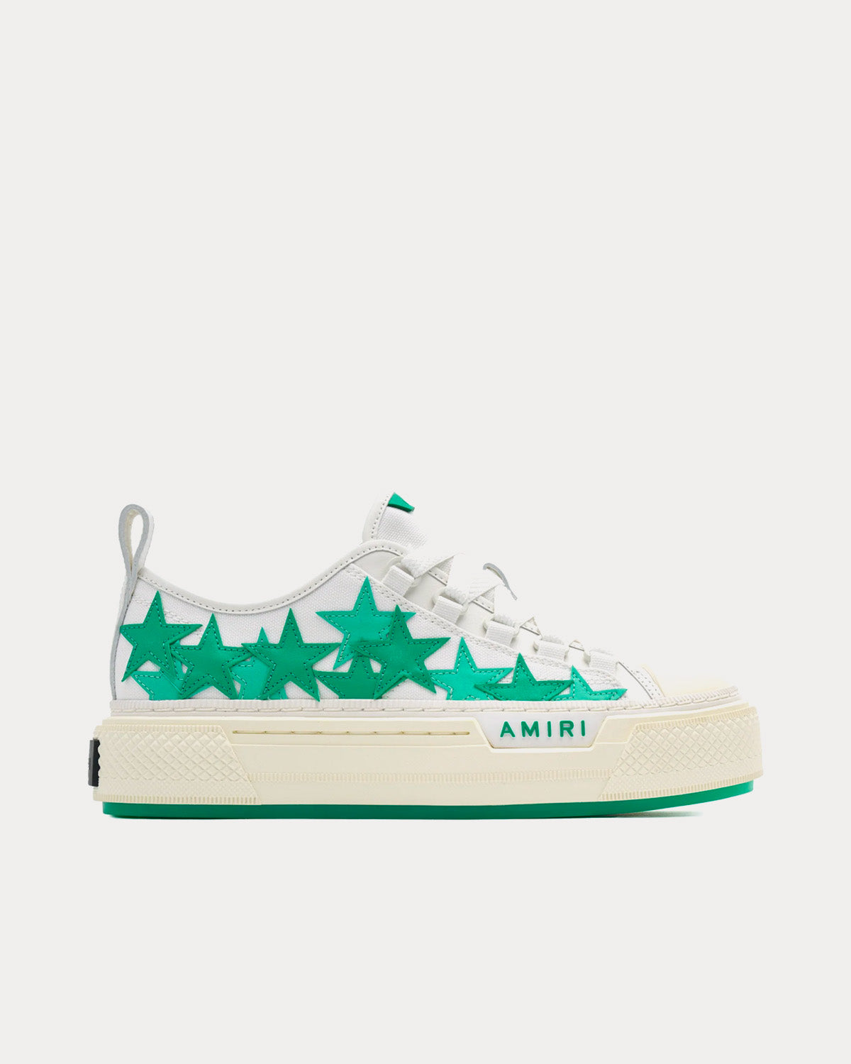 AMIRI Court White / Green Low Top Sneakers - 1