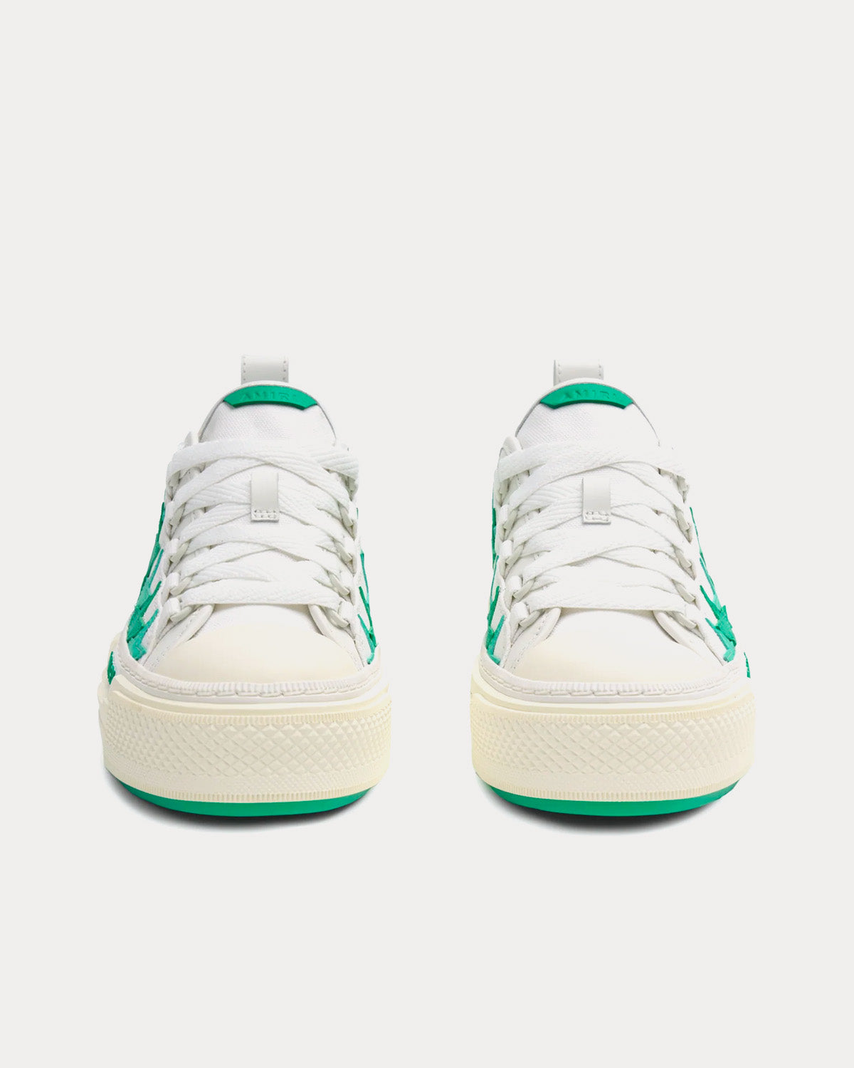 AMIRI Court White / Green Low Top Sneakers - 2