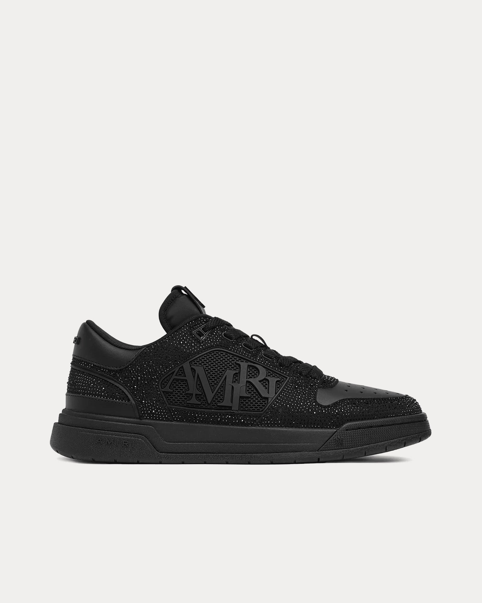 AMIRI Crystal Classic Black Low Top Sneakers - 1