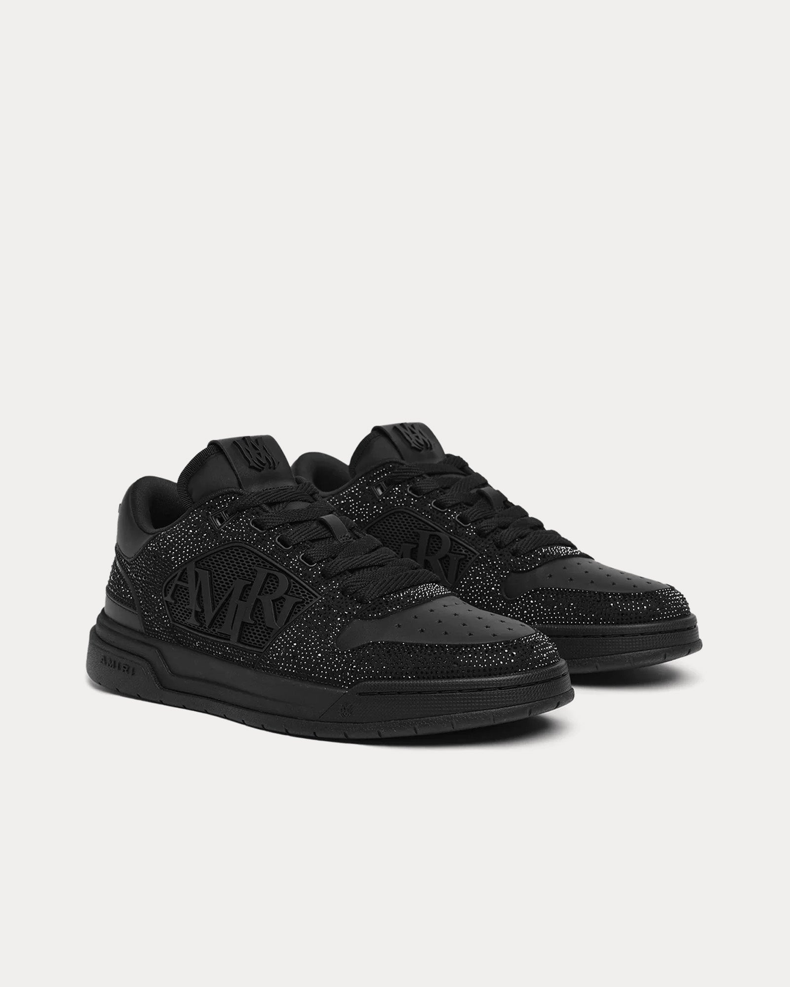 AMIRI Crystal Classic Black Low Top Sneakers - 3