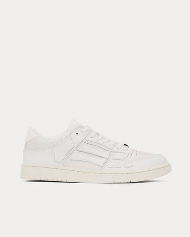 AMIRI Skel-Top Leather White / White Low Top Sneakers