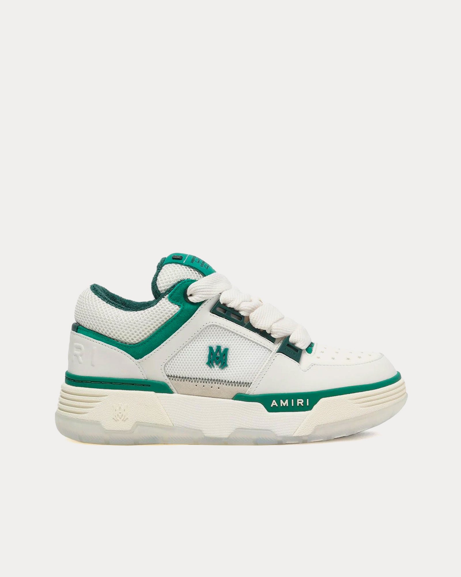 AMIRI MA-1 White / Green Low Top Sneakers - 1