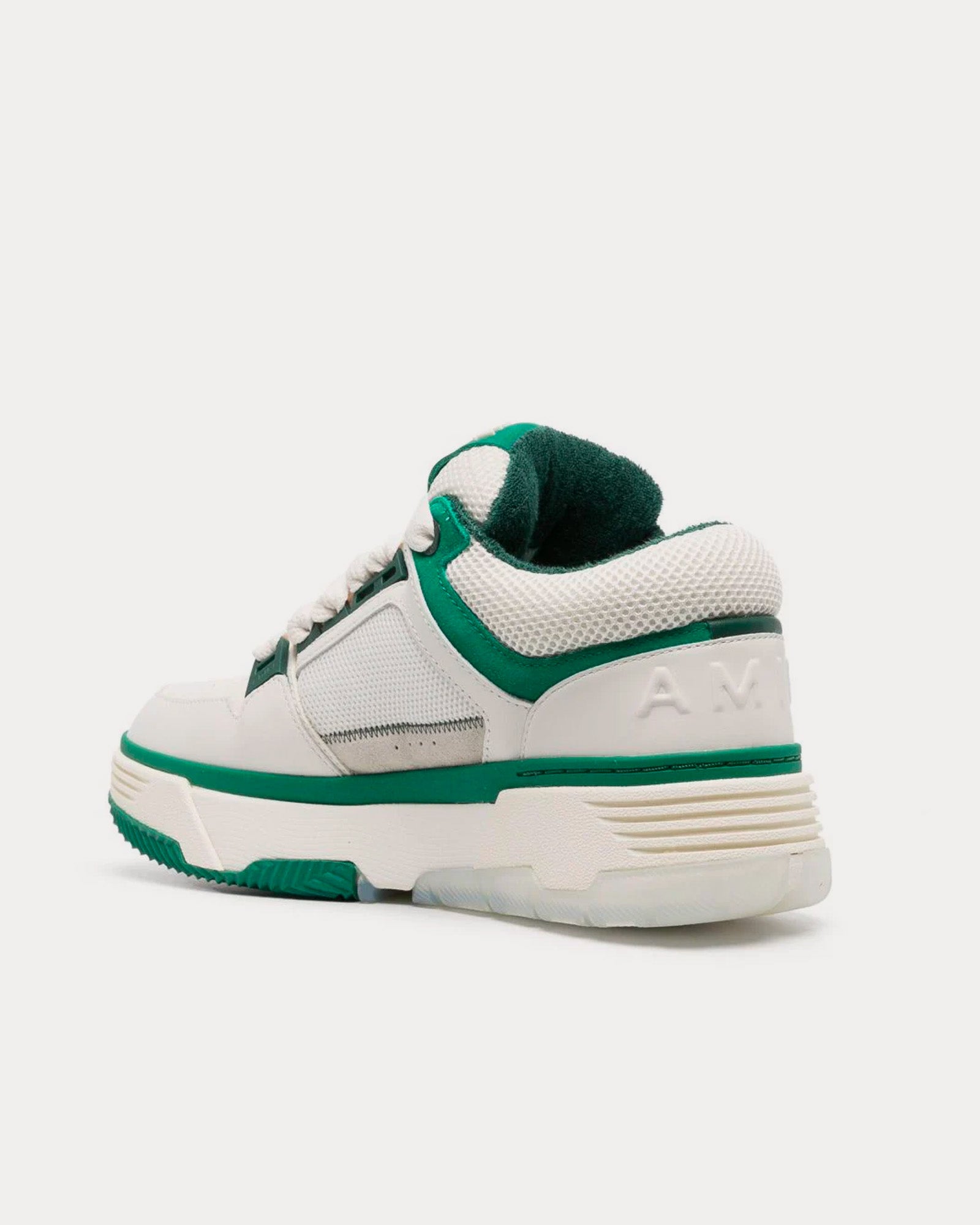 AMIRI MA-1 White / Green Low Top Sneakers - 4