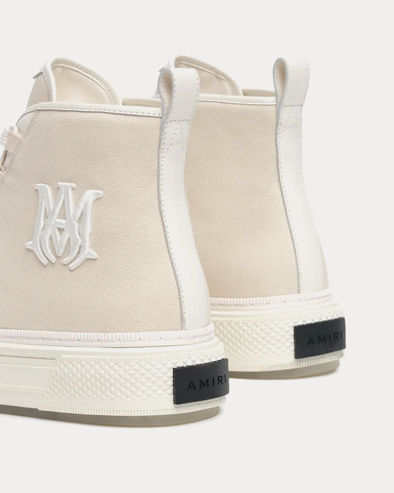 AMIRI MA Court Hi Alabaster High Top Sneakers - 3