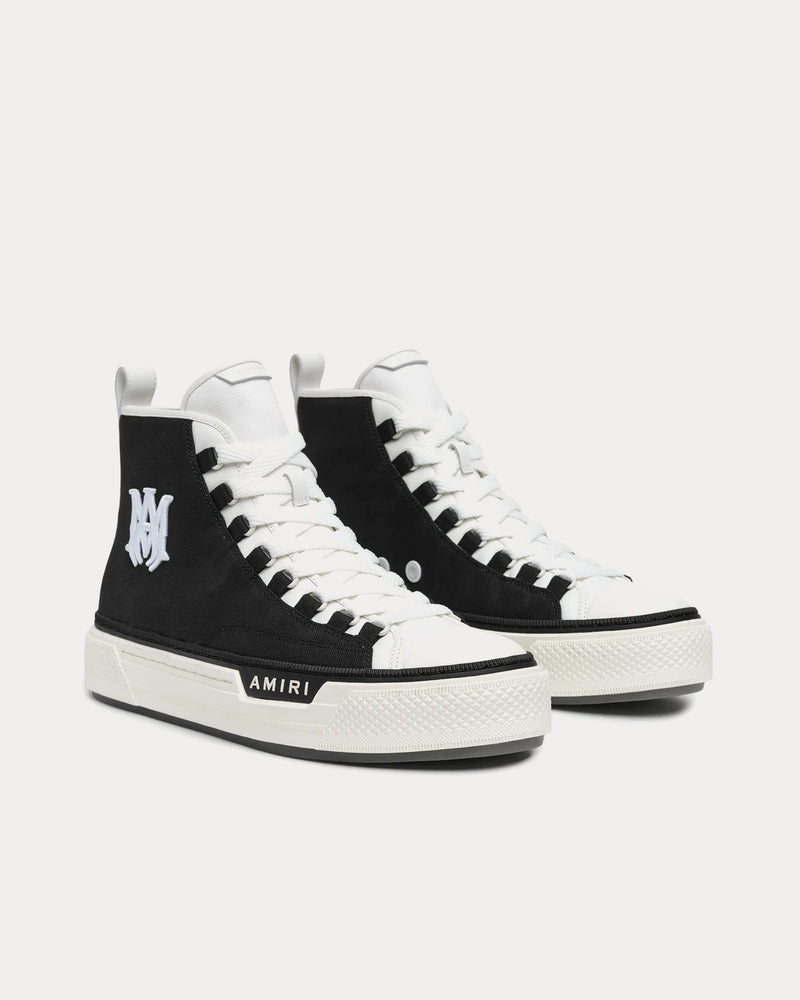 AMIRI MA Court Hi Black / White High Top Sneakers - 2