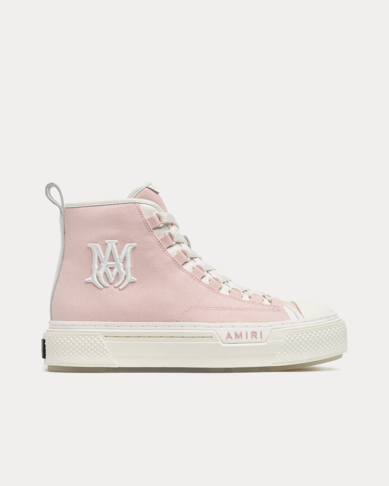 AMIRI MA Court Hi Pale Peach High Top Sneakers - 1