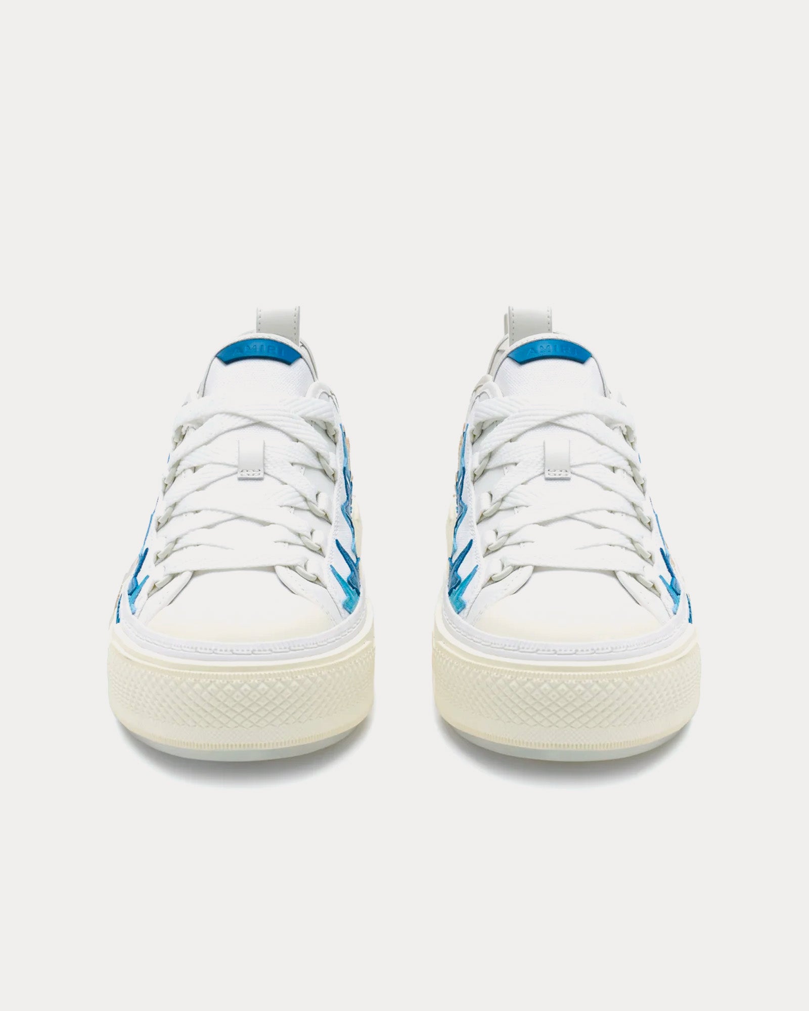 AMIRI Stars Court White / Blue Low Top Sneakers - 2