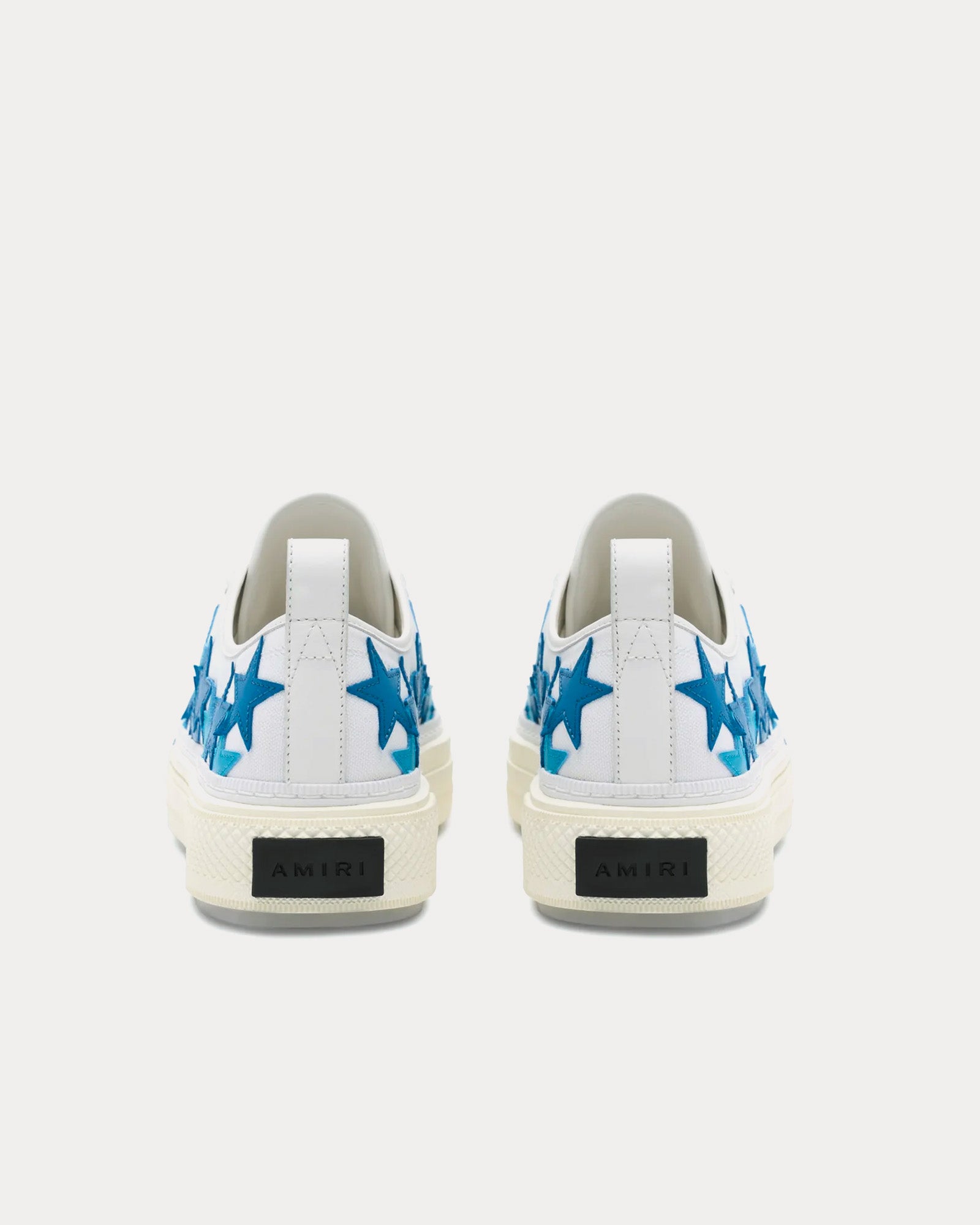 AMIRI Stars Court White / Blue Low Top Sneakers - 3