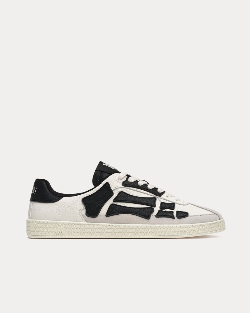 AMIRI Pacific Bones White / Black Low Top Sneakers - 1