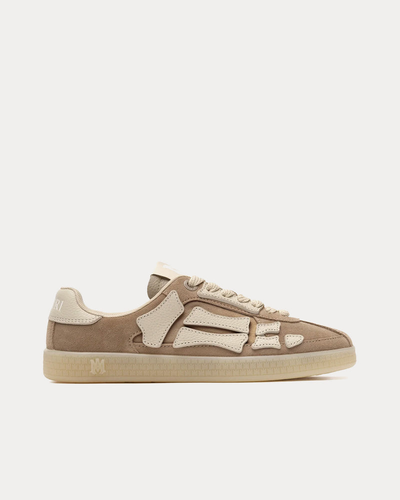 AMIRI Pacific Bones Brown Low Top Sneakers - 1