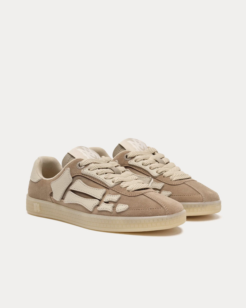 AMIRI Pacific Bones Brown Low Top Sneakers - 2