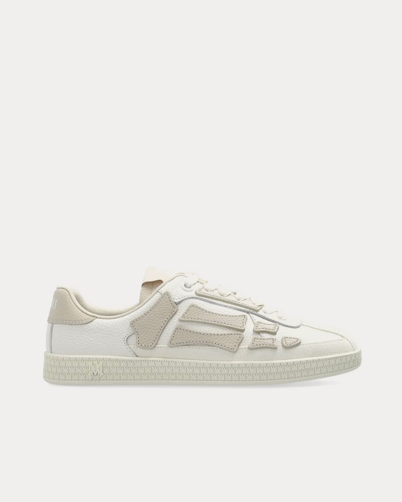 AMIRI Pacific Bones White / Taupe  Low Top Sneakers - 1