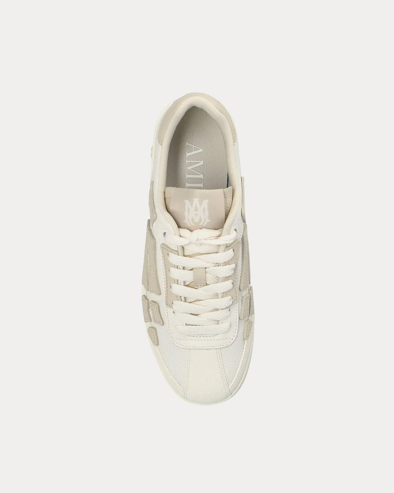 AMIRI Pacific Bones White / Taupe  Low Top Sneakers - 2